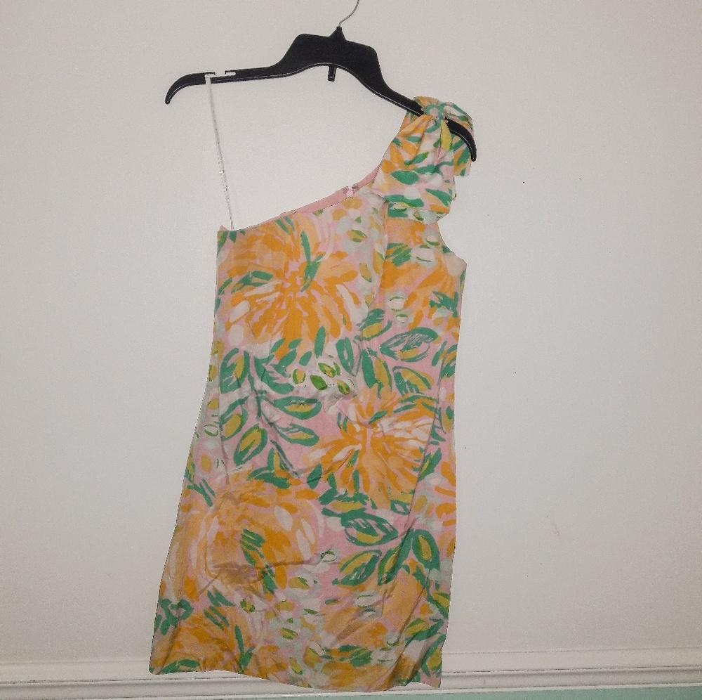 Lilly Pulitzer One Shoulder Dress